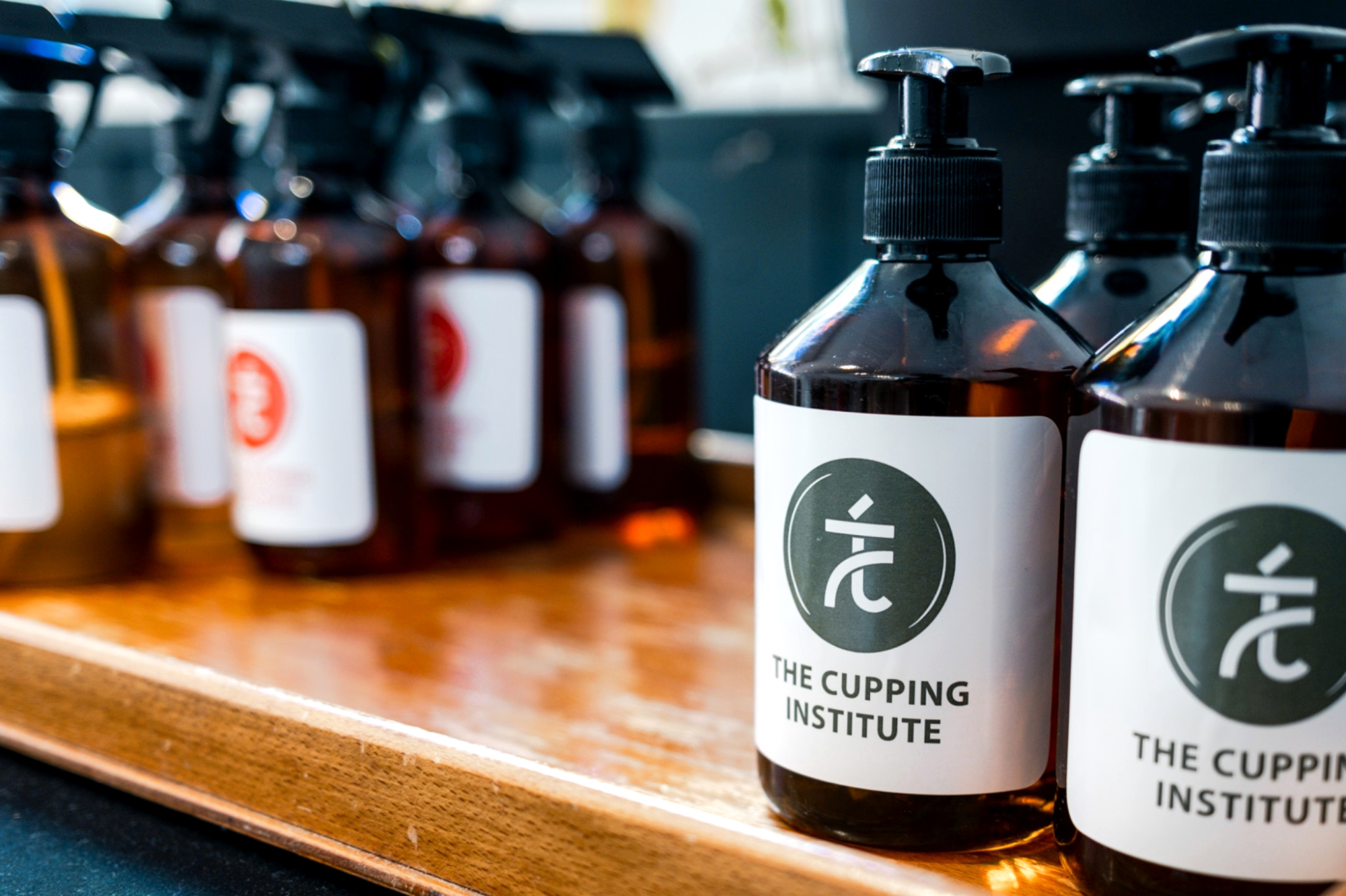 Cups klaar voor een behandeling